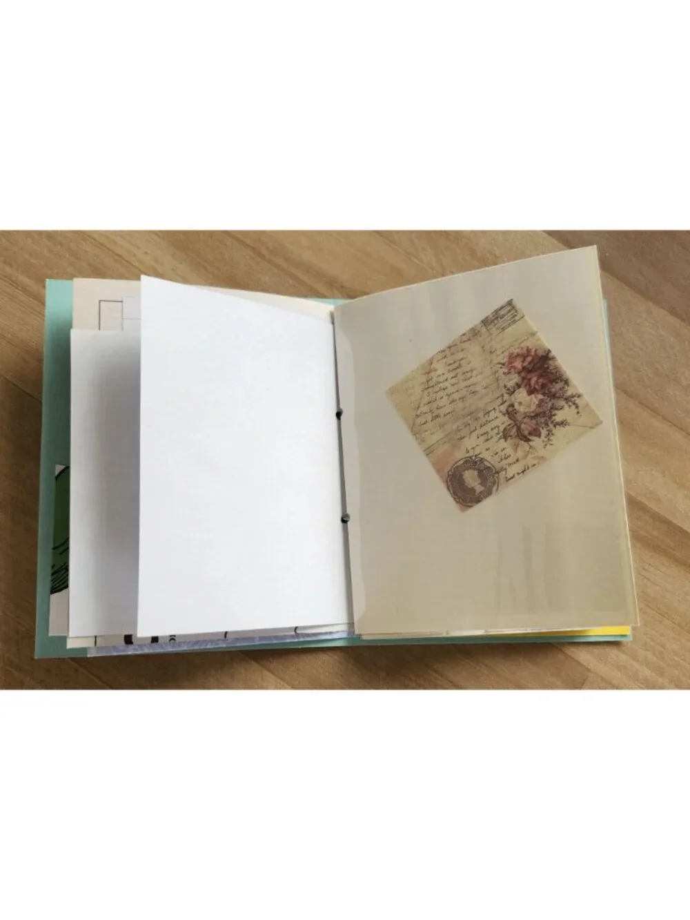 Happy Thoughts Junk Journal Handmade 60 pages
